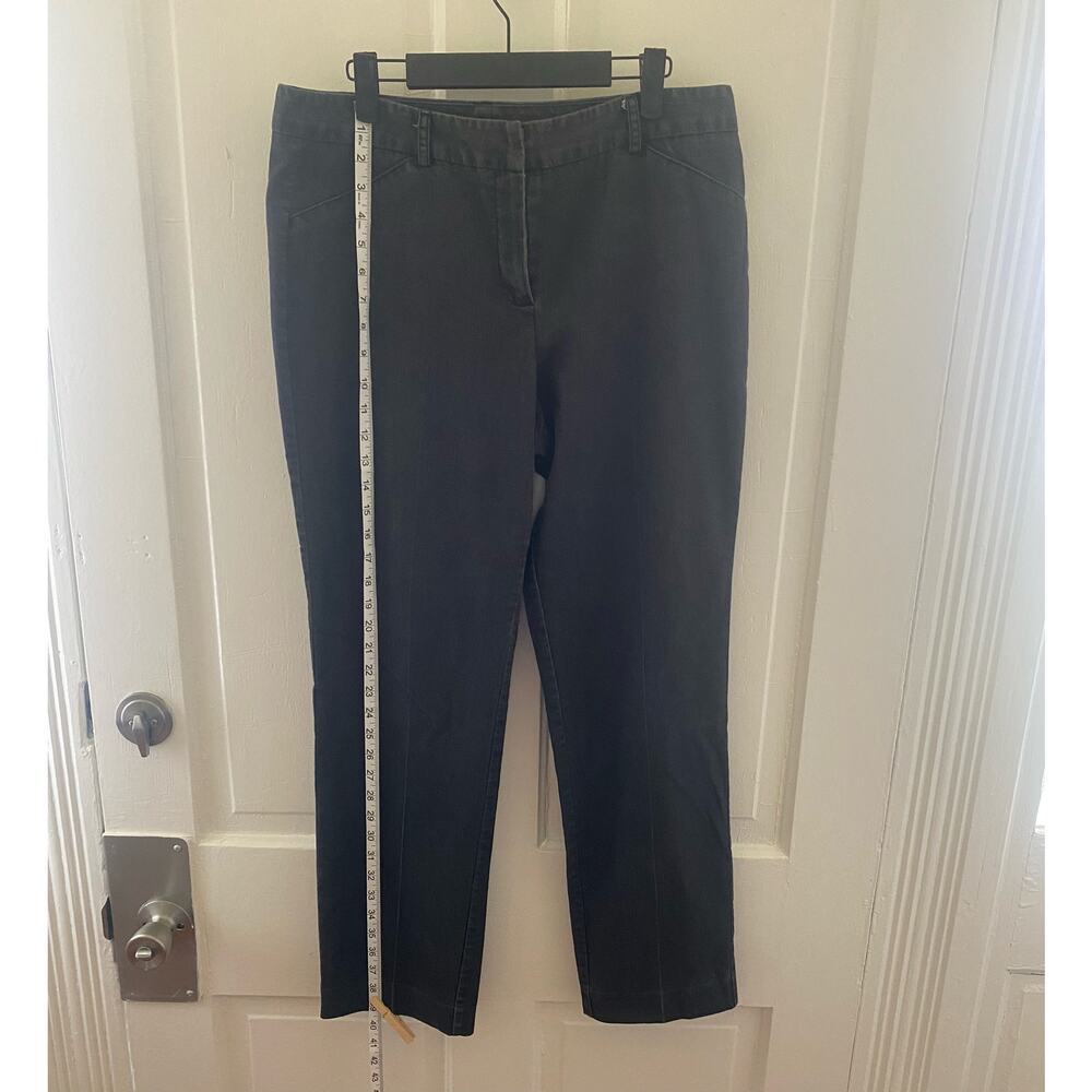 Women’s New Directions Black Trousers Size 12 Belt loops Zipper and Button - Picture 4 of 6